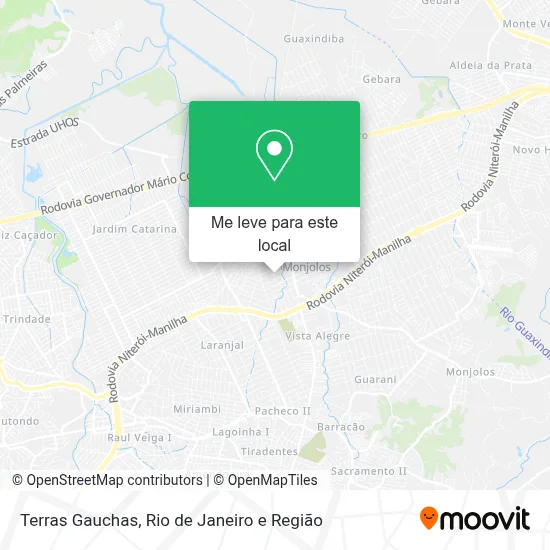Terras Gauchas mapa