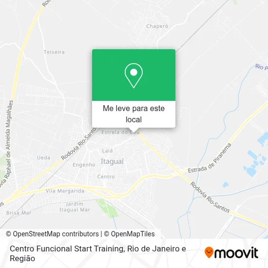 Centro Funcional Start Training mapa