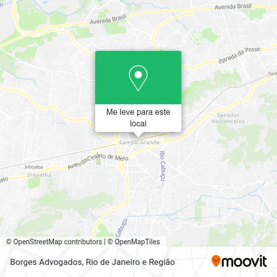 Borges Advogados mapa