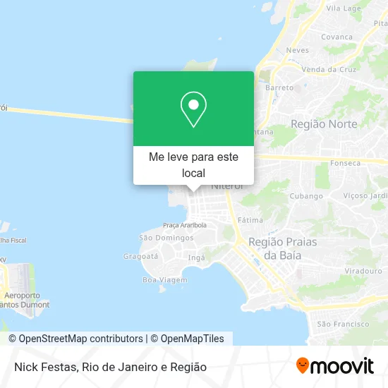 Nick Festas mapa