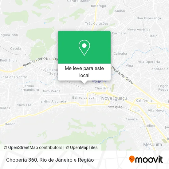 Choperia 360 mapa