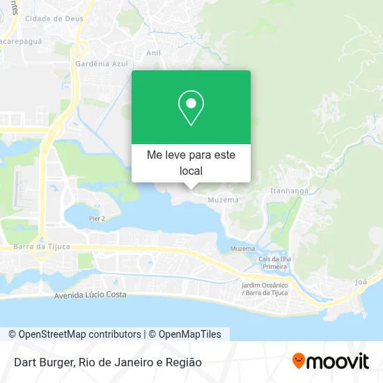 Dart Burger mapa