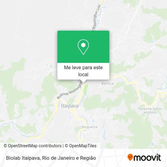 Biolab Itaipava mapa