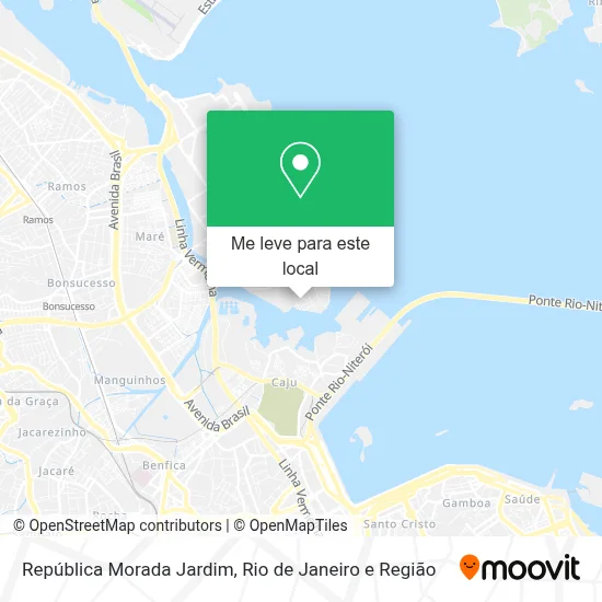 República Morada Jardim mapa