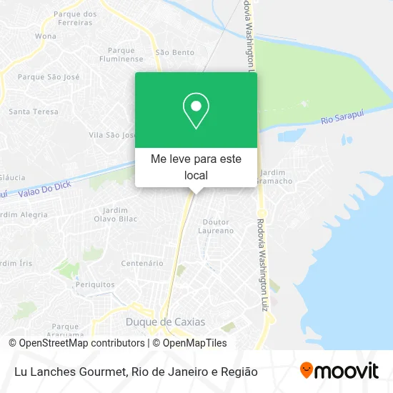 Lu Lanches Gourmet mapa