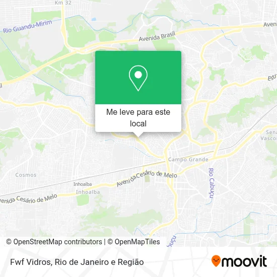 Fwf Vidros mapa