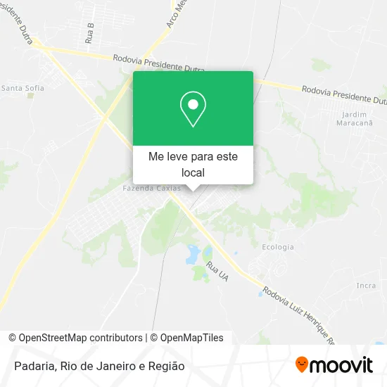 Padaria mapa