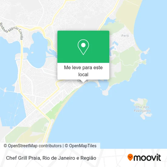 Chef Grill Praia mapa