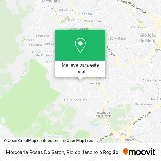 Mercearia Rosas De Saron mapa