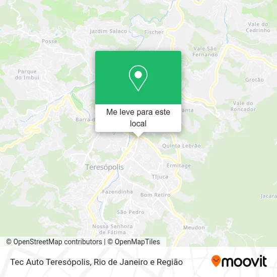 Tec Auto Teresópolis mapa