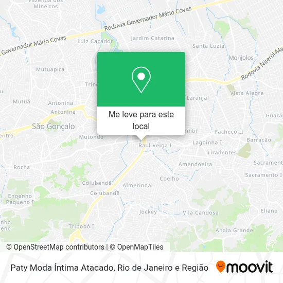 Paty Moda Íntima Atacado mapa