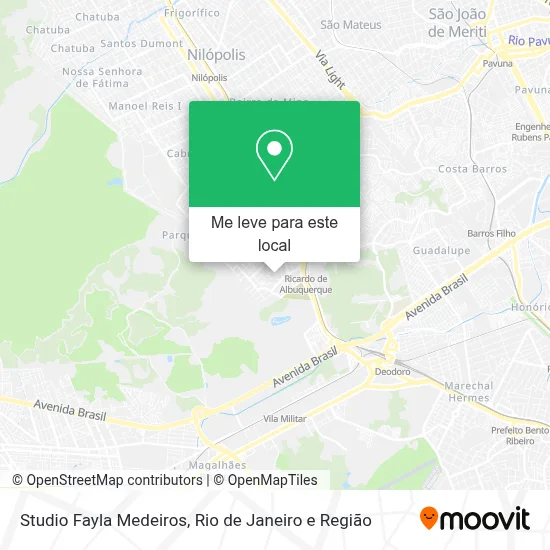 Studio Fayla Medeiros mapa