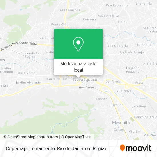 Copemap Treinamento mapa
