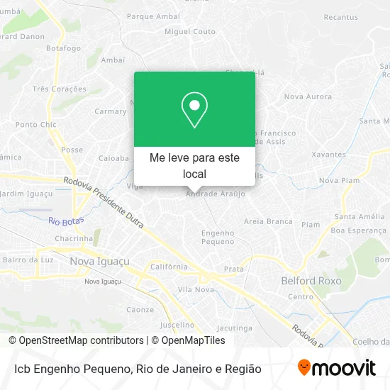 Icb Engenho Pequeno mapa