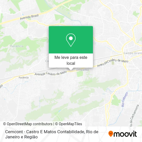 Cemcont - Castro E Matos Contabilidade mapa