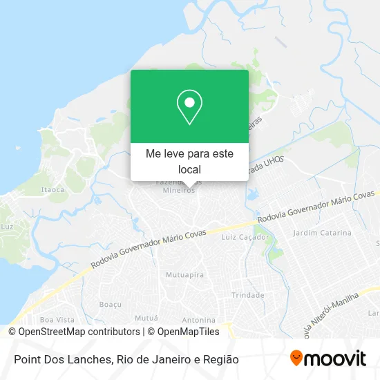 Point Dos Lanches mapa
