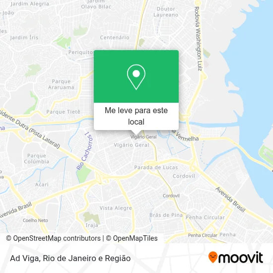 Ad Viga mapa