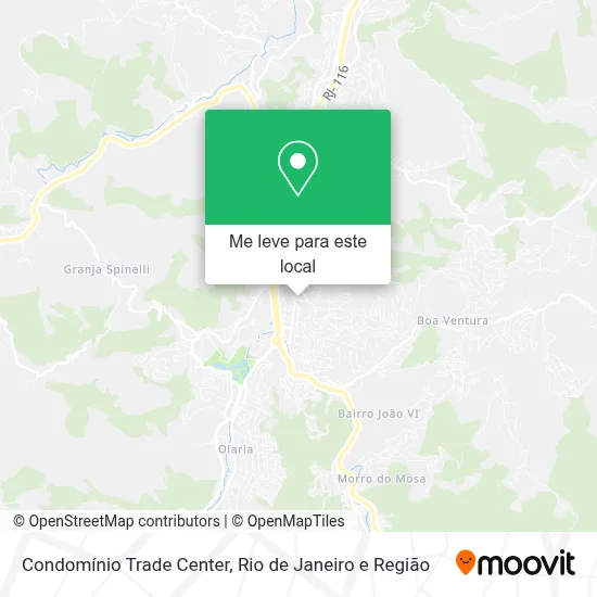 Condomínio Trade Center mapa