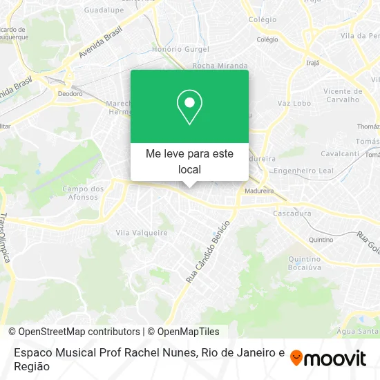 Espaco Musical Prof Rachel Nunes mapa