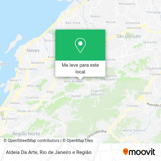 Aldeia Da Arte mapa