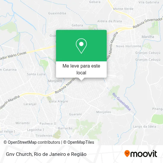 Gnv Church mapa