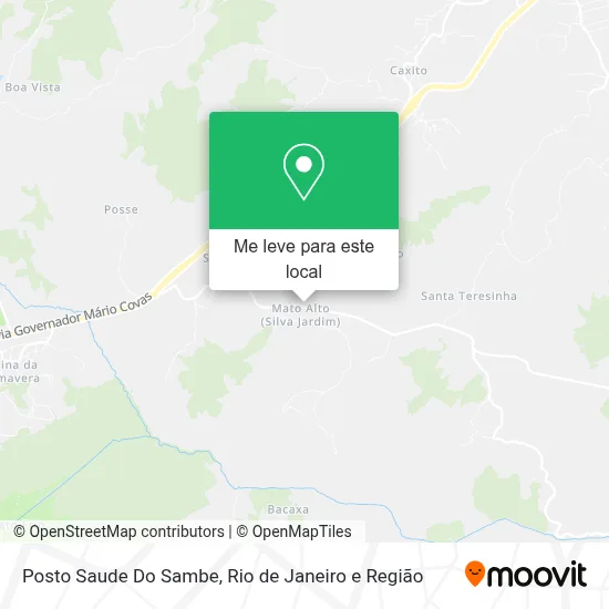 Posto Saude Do Sambe mapa