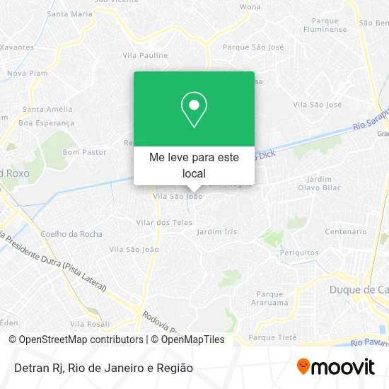 Detran Rj mapa
