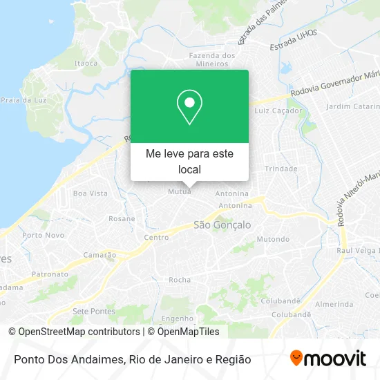 Ponto Dos Andaimes mapa