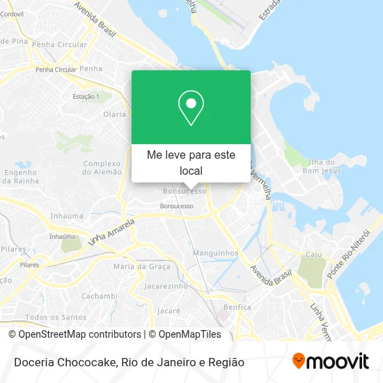 Doceria Chococake mapa