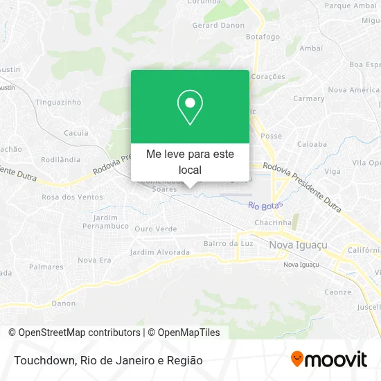 Touchdown mapa