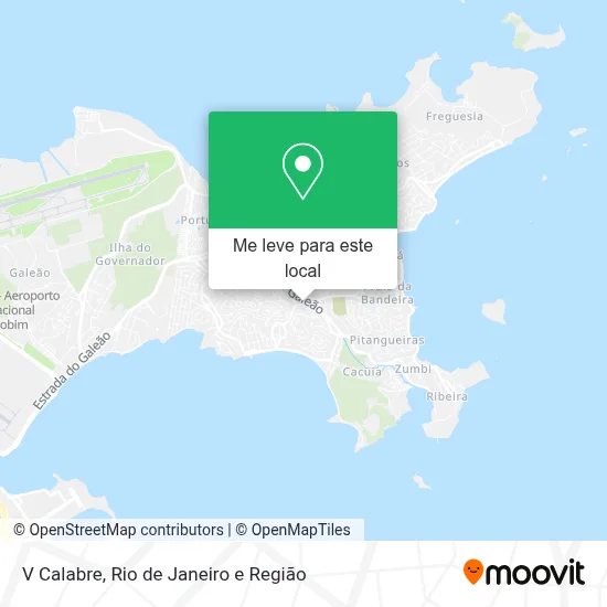 V Calabre mapa