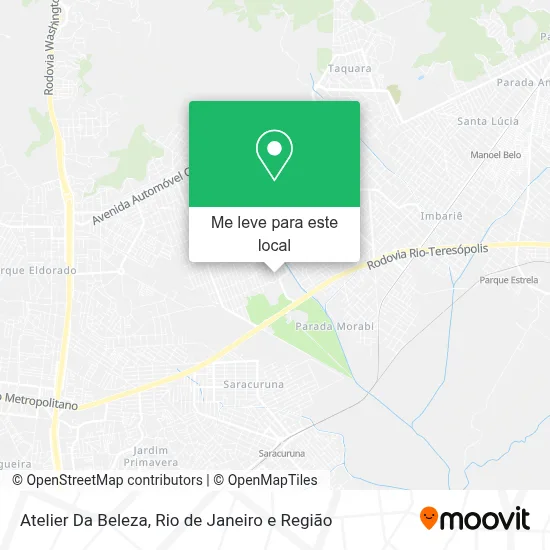 Atelier Da Beleza mapa