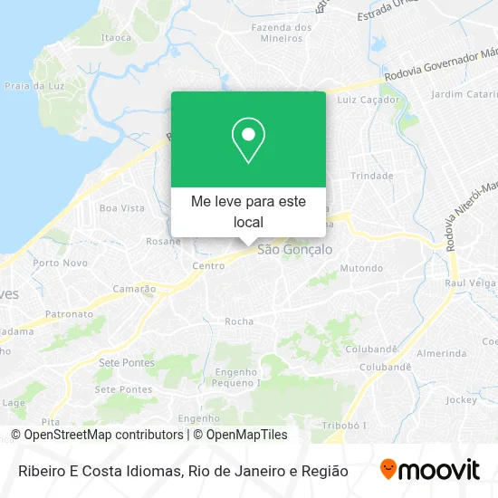 Ribeiro E Costa Idiomas mapa
