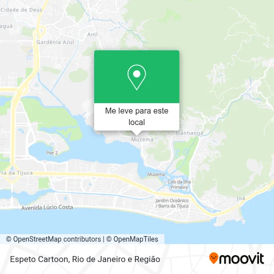 Espeto Cartoon mapa