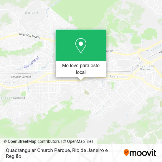 Quadrangular Church Parque mapa