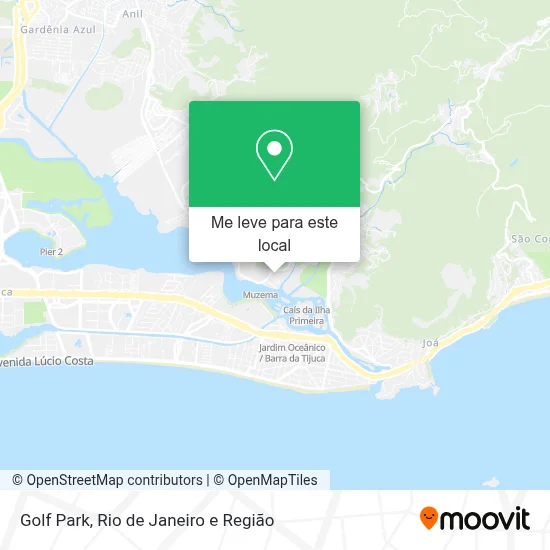Golf Park mapa