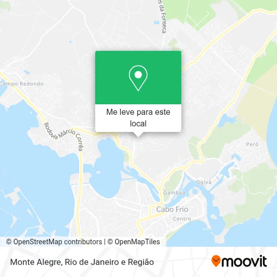 Monte Alegre mapa