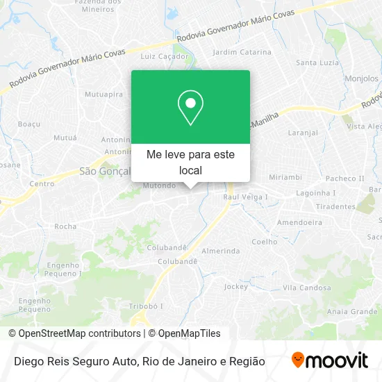 Diego Reis Seguro Auto mapa