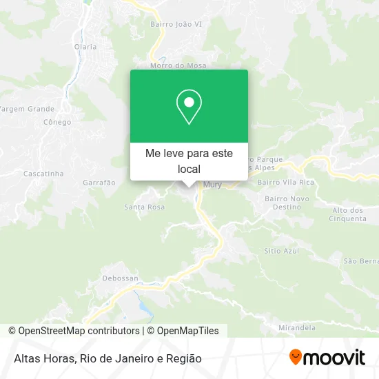 Altas Horas mapa