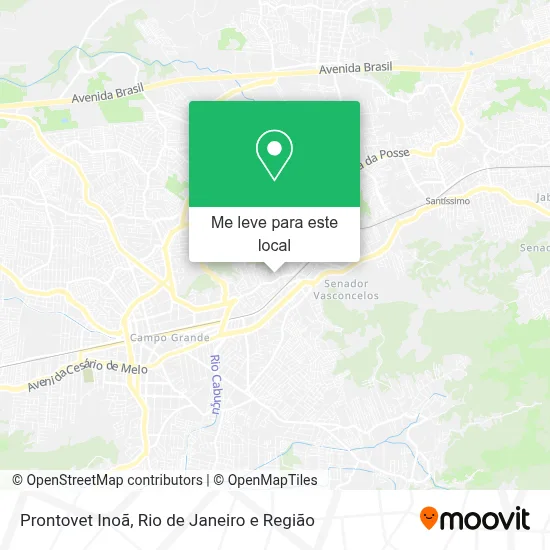 Prontovet Inoã mapa