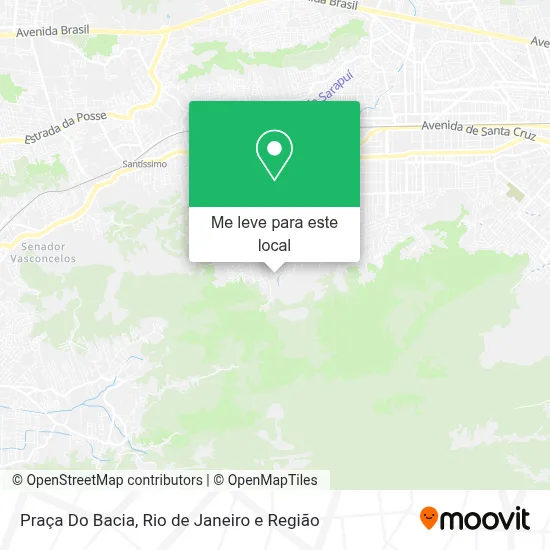Praça Do Bacia mapa