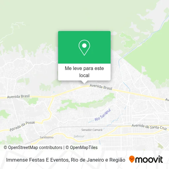Immense Festas E Eventos mapa
