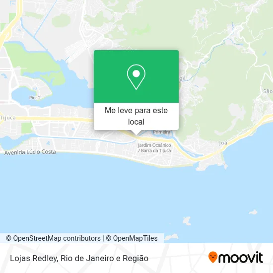 Lojas Redley mapa