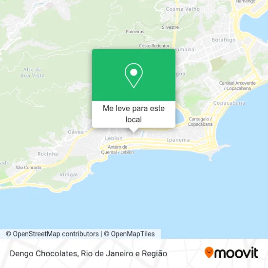 Dengo Chocolates mapa