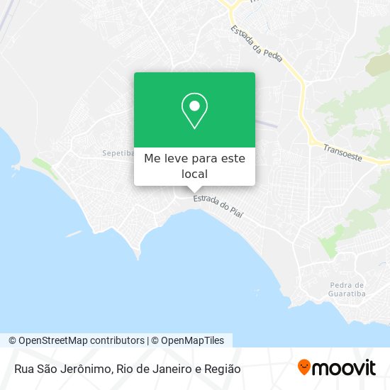 Rua São Jerônimo mapa