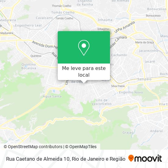 Rua Caetano de Almeida 10 mapa