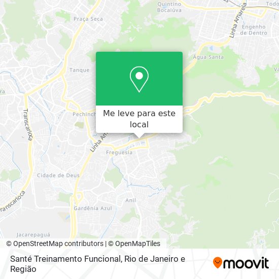 Santé Treinamento Funcional mapa