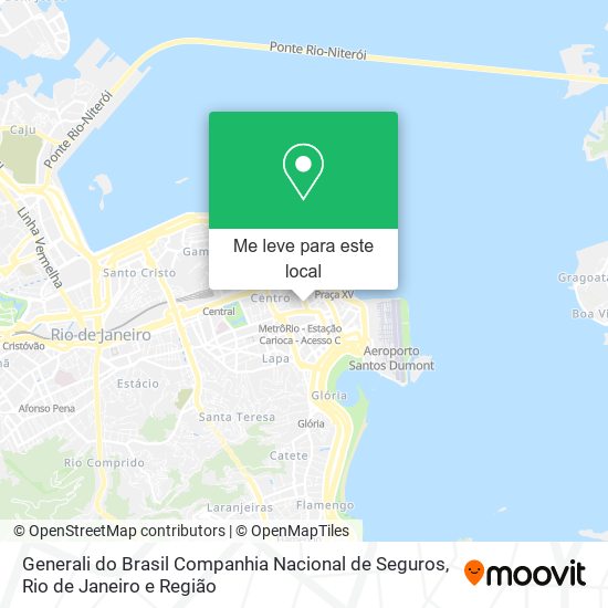 Generali do Brasil Companhia Nacional de Seguros mapa
