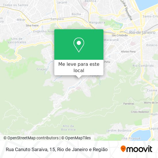 Rua Canuto Saraiva, 15 mapa