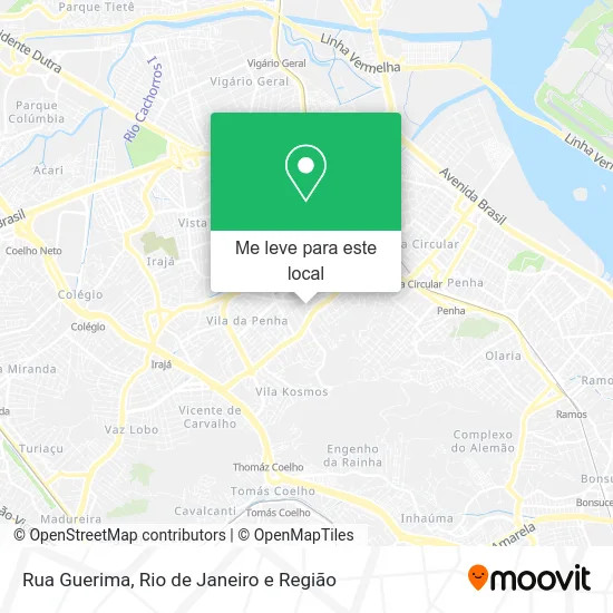 Rua Guerima mapa